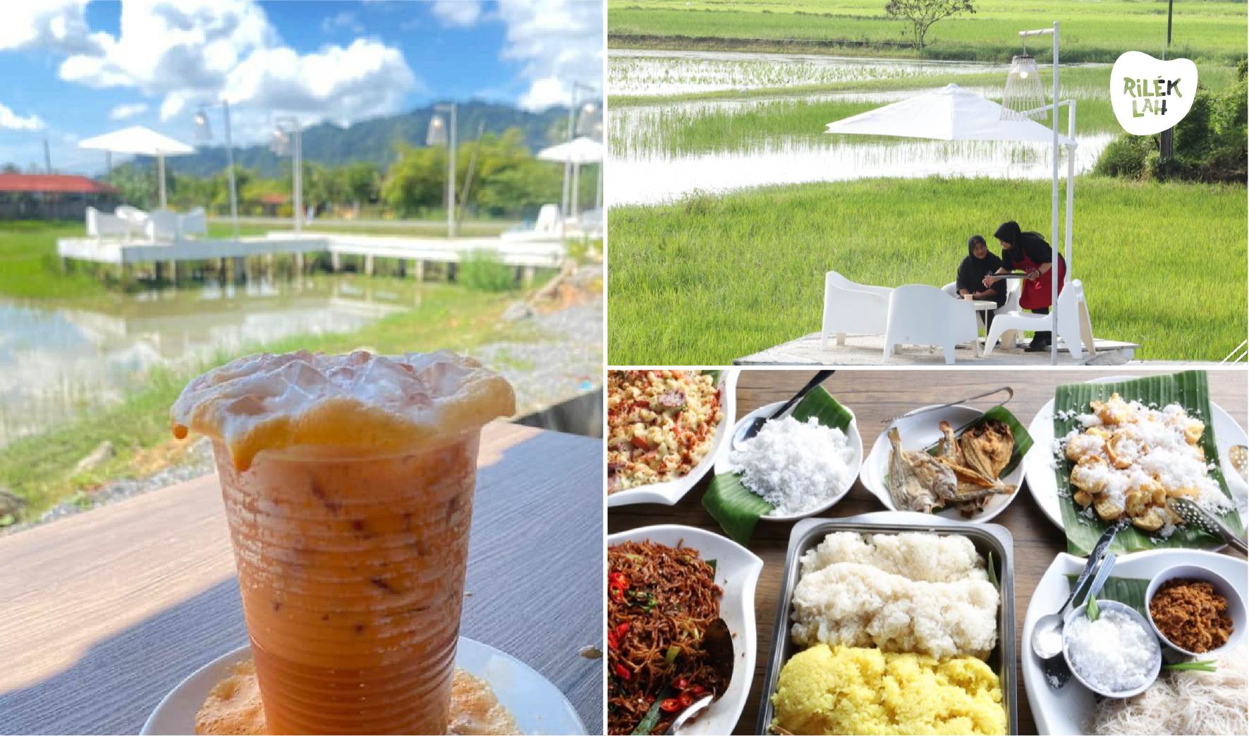 Sadiah Cafe, Perlis Kafe Tengah Sawah Padi Hidang Menu Klasik Yang